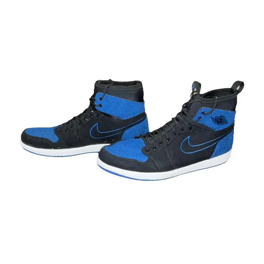 25N12/Jordan Air Jordan 1 Ultra High Royal ‎ Black Blue High Top Leather Men…